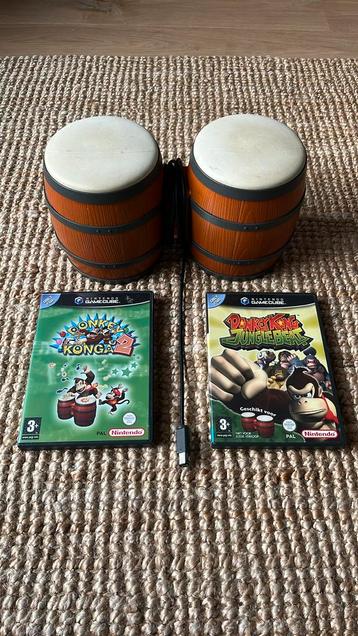 Orginele DK Bongos + Donkey Konga 2 & Donkey Kong Jbeat beschikbaar voor biedingen