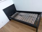 1 persoonsbed met matras en lattenbodem, Huis en Inrichting, Slaapkamer | Bedden, 90 cm, Eenpersoons, Zo goed als nieuw, Hout