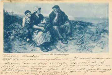 (301-019-005) Scheveningen Groete uit beschikbaar voor biedingen