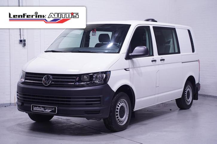 Volkswagen Transporter 2.0 TDI 115 pk L1H1 Dubbel Cabine 2x, Auto's, Bestelauto's, Bedrijf, Te koop, ABS, Achteruitrijcamera, Airbags