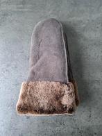 Muisgrijze leren dameswanten - Nieuw met schapenwol, Kleding | Dames, Mutsen, Sjaals en Handschoenen, Maat 38/40 (M), Nieuw, Ophalen of Verzenden