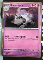 Pokemon - Houndstone (PAF 043) Holo rare.., Ophalen of Verzenden, Nieuw, Losse kaart, Foil
