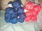 Pakket D wibra d blauw en apart roze/oranje, Hobby en Vrije tijd, Ophalen of Verzenden, Nieuw, Breien of Haken, Wol of Garen