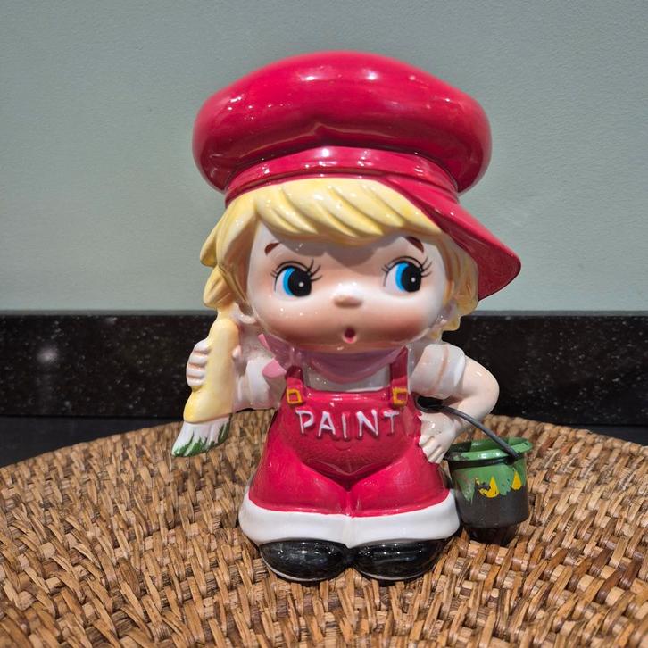 Vintage spaarpot, Verzamelen, Spaarpotten, Gebruikt, Ophalen of Verzenden