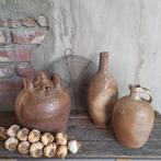 Oud brocante Franse aardewerk kruik fleskruik kruikje Etage3, Gebruikt, ., Ophalen of Verzenden, .