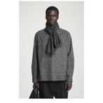COS PURE CASHMERE SCARF donker gr, Nieuw, Overige maten, Ophalen of Verzenden, Info@winterkeldingEnzo.nl