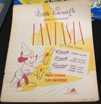 zoek folder Disney film fantasia triomf in technicolor 1947, Gelezen, Folder, Walt Disney, Ophalen of Verzenden