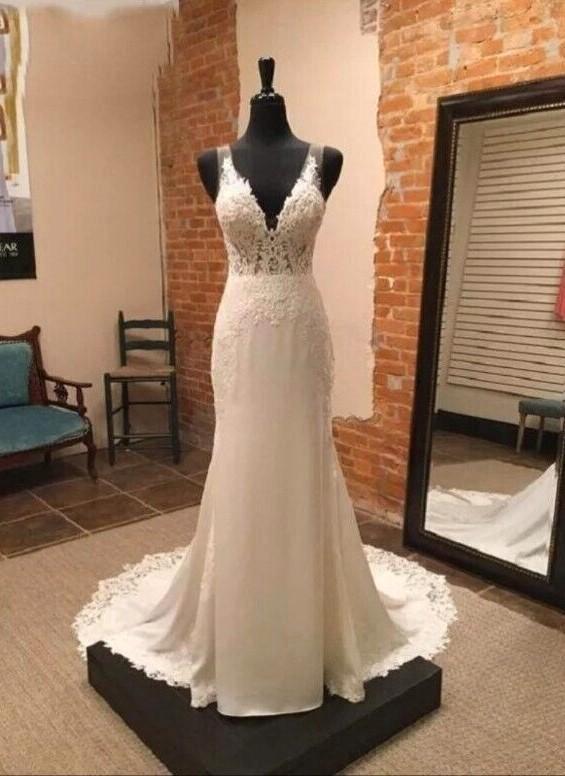 Fit en Flare bruidsjurk "Mia" - Nieuw, Kleding | Dames, Trouwkleding en Trouwaccessoires, Nieuw, Trouwjurk, Wit, Ophalen