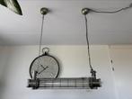 Industriele hanglamp, Huis en Inrichting, Lampen | Hanglampen, Ophalen, Gebruikt, 50 tot 75 cm, Metaal