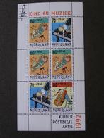 1992: Blok Kinderzegels NVPH 1541; postfris / ongevouwen, Postzegels en Munten, Na 1940, Ophalen of Verzenden, Postfris