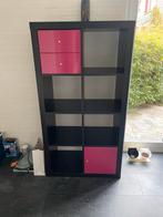 Kallax kast met lades en deurtje, Ophalen, Gebruikt, 100 tot 150 cm, Met lade(s)