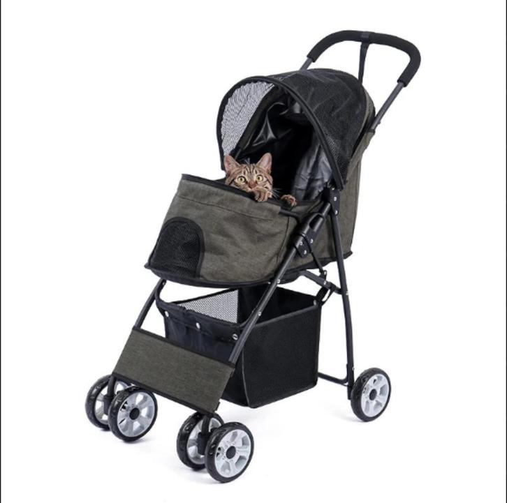 Hondenbuggy - Wagen - Huisdieren - met Opbergzak, Dieren en Toebehoren, Honden-accessoires, Nieuw, Verzenden