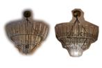 Leitmotiv Tafellamp, Kroonluchter, Flessenlamp, Eetkamerlamp, Ophalen, Zo goed als nieuw, Glas, 50 tot 75 cm