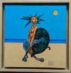 "Zeemeermin" Origineel schilderij, Verzenden