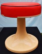 Vintage Space age Friedrich Stuckenbroker Kruk orange design, Ophalen, Gebruikt, Kunststof