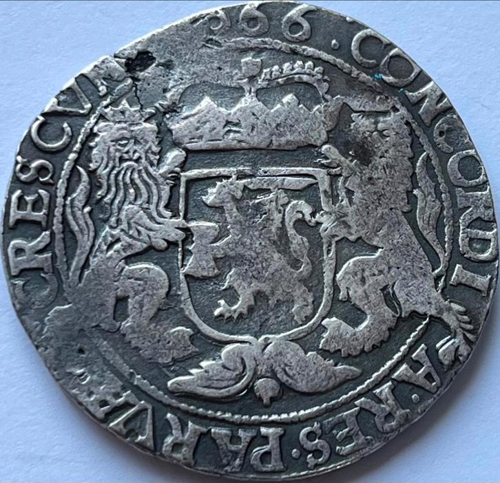 Kampen zeldzame zilveren dukaton 1666, Postzegels en Munten, Munten | Nederland, Losse munt, Overige waardes, Vóór koninkrijk