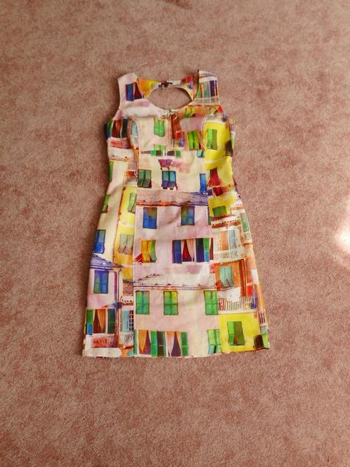 Caroline Biss leuke jurkje aparte rug mt 38/40, Kleding | Dames, Jurken, Zo goed als nieuw, Maat 38/40 (M), Overige kleuren, Knielengte