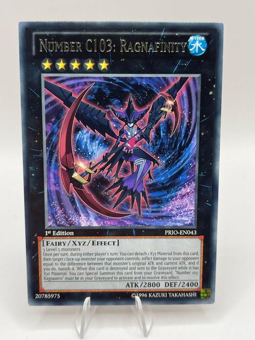 Yu-Gi-Oh! Number C103: Ragnafinity – PRIO-EN043 – Mint, Hobby en Vrije tijd, Verzamelkaartspellen | Yu-gi-Oh!, Zo goed als nieuw