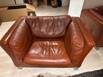 Love seat cognac leer, Huis en Inrichting, Fauteuils, Ophalen, Gebruikt, Leer