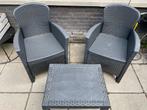 2 leuke tuinstoelen met tafeltje., Tuin en Terras, Tuinstoelen, Ophalen of Verzenden, Gebruikt