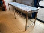 RVS Werktafel, Doe-het-zelf en Verbouw, Werkbanken, Ophalen, Zo goed als nieuw