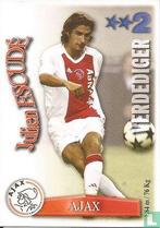 Spelerskaart Ajax - Julien Escudé 2003, Verzamelen, Sportartikelen en Voetbal, Ophalen of Verzenden, Zo goed als nieuw, Ajax, Spelerskaart