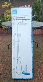 Nieuwe Easy Home Regendoucheset met Thermostaatkraan, Doe-het-zelf en Verbouw, Sanitair, Ophalen, Nieuw, Rvs, Douche