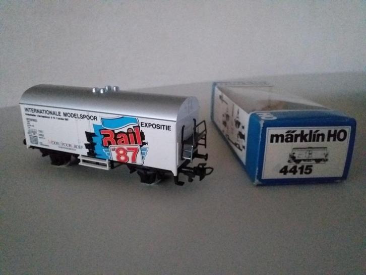 Märklin H0 Gesloten goederenwagon 'Rail '87 expositie OVP, Hobby en Vrije tijd, Modeltreinen | H0, Zo goed als nieuw, Wagon, Wisselstroom