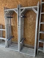 Alu gevel steiger ASC z.g.a.n compleet, Ophalen of Verzenden, Zo goed als nieuw, Gevelsteiger, 5 meter of hoger