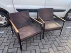 2 fauteuils, cargo chair, heerenhuis, Gebruikt, 50 tot 75 cm, Ophalen