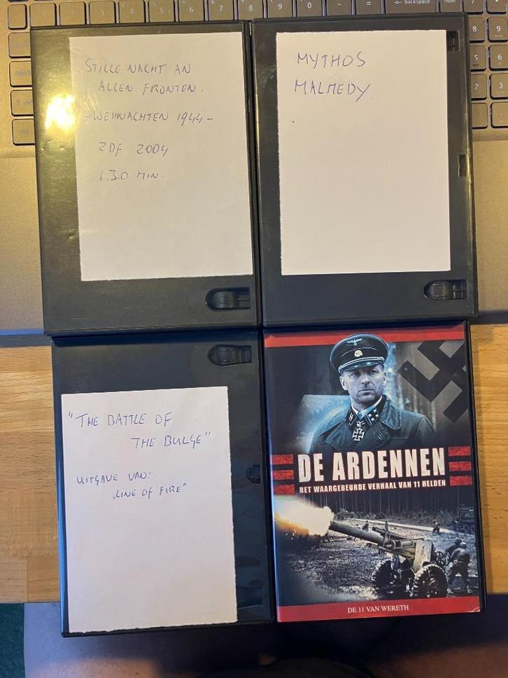 4 x docu op dvd Ardennen offensief - Battle of the Bulge., Verzamelen, Militaria | Tweede Wereldoorlog, Ophalen of Verzenden