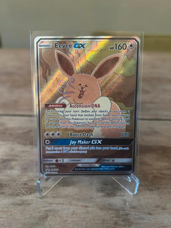 Eevee SM233, Hobby en Vrije tijd, Verzamelkaartspellen | Pokémon, Zo goed als nieuw, Ophalen of Verzenden