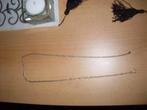 55cm dames en heren ketting, Ophalen, Nieuw, Overige kleuren, Overige materialen