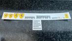 Decals transfer logo set Ferrari autogarage dealer showroom, Verzenden, Nieuw, Overige merken