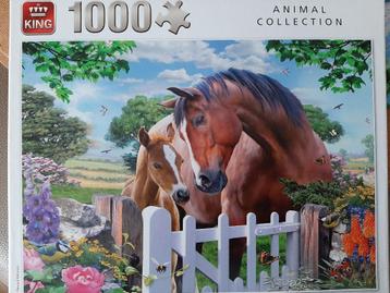 legpuzzels, King, Paarden, honden en Funny Comics, compleet. beschikbaar voor biedingen