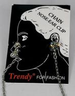 FRENDY FOR FASHION OORBEL PLUS EEN NEUSPIERCING, Ophalen of Verzenden, Nieuw, Neuspiercing