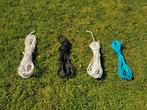 4 stuks touw , 1 met karabijnhaak, Ophalen of Verzenden, Zo goed als nieuw