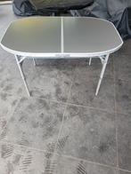 Campingtafel Canini 120 x 80 cm koffermodel nieuw, Caravans en Kamperen, Kampeermeubelen, Ophalen, Zo goed als nieuw, Campingtafel