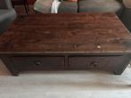 Grote Houten Salontafel met Lades, Huis en Inrichting, Tafels | Salontafels, Ophalen, Gebruikt, 50 tot 100 cm, 100 tot 150 cm