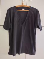 zwart shirt, korte mouw, Kleding | Dames, T-shirts, Gedragen, Maat 42/44 (L), Ophalen of Verzenden, Zwart