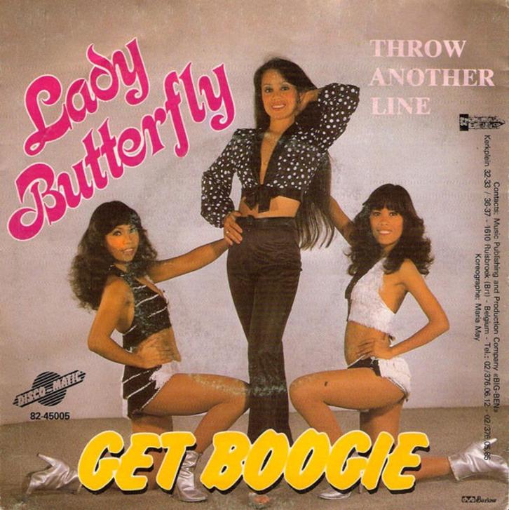 Disco Single (1983) Lady Butterfly - Get Boogie, Cd's en Dvd's, Vinyl Singles, Gebruikt, Single, Dance, 7 inch, Ophalen of Verzenden