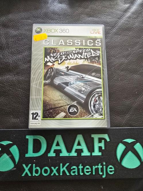 Need for speed most wanted classics - xbox 360, Spelcomputers en Games, Games | Xbox 360, Zo goed als nieuw, Racen en Vliegen