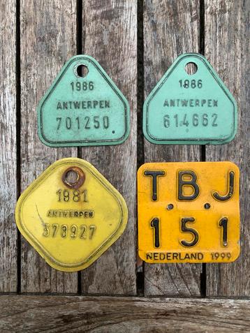 Vlaamse rijwiel plaatjes beschikbaar voor biedingen