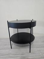 Bijzettafel nachtkastje 48 cm x 47,5 cm, Minder dan 55 cm, Rond, Zo goed als nieuw, Hout