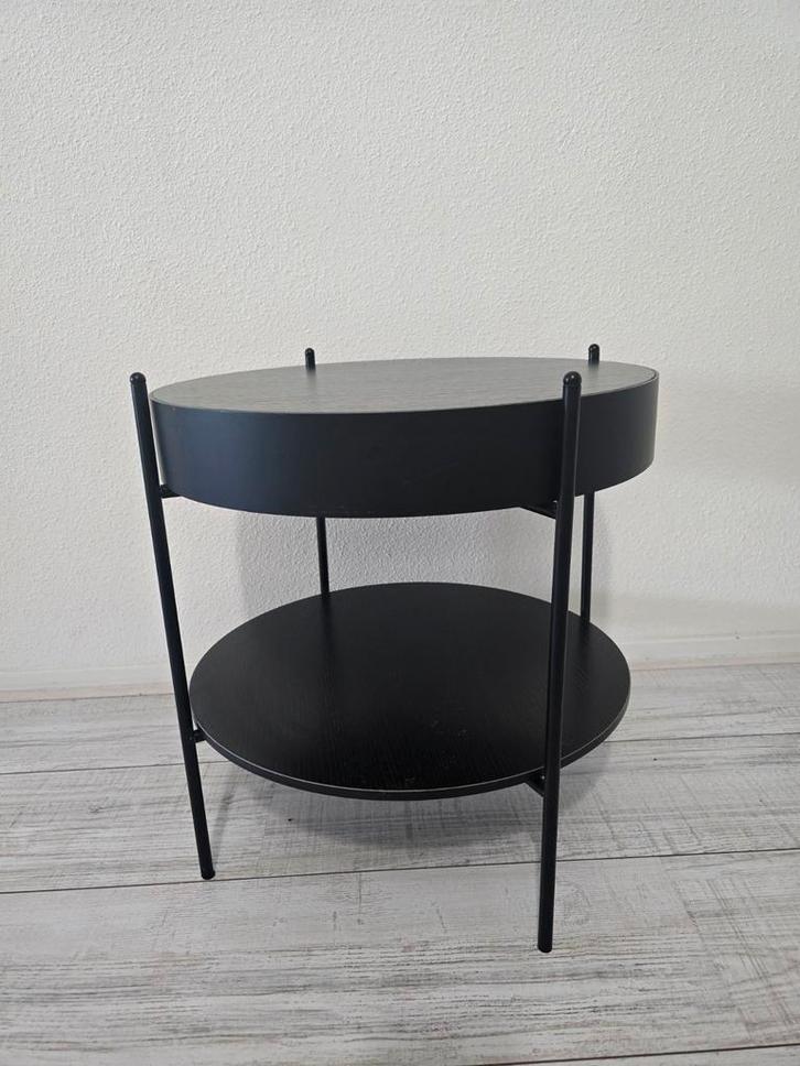 Bijzettafel nachtkastje 48 cm x 47,5 cm, Huis en Inrichting, Tafels | Bijzettafels, Zo goed als nieuw, Rond, 45 tot 60 cm, Minder dan 55 cm