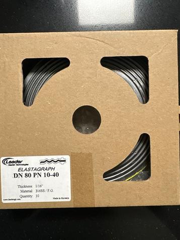 Leader Elastagraph DN 80 PN 10-40 per doosje van 10 beschikbaar voor biedingen
