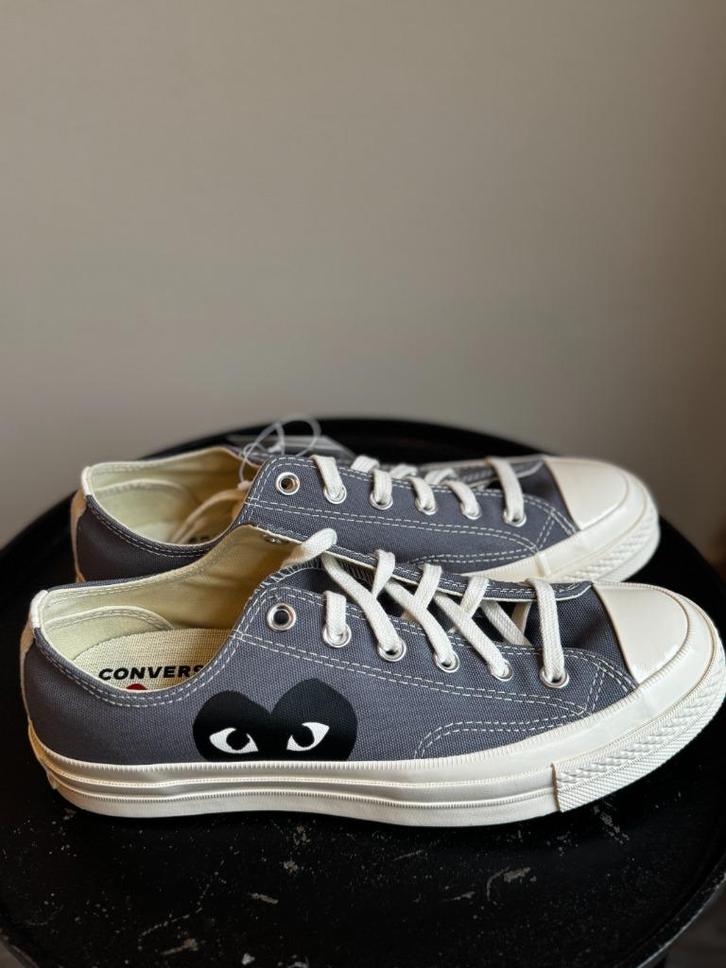 Converse x Comme des Garcons PLAY Chuck 70 "Grey" (uniseks), Kleding | Heren, Schoenen, Nieuw, Veterschoenen, Overige kleuren