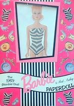 LAATSTE WEEK! Barbie paper doll repro 1959 badpak Mattel, Verzamelen, Ophalen of Verzenden, Zo goed als nieuw, Fashion Doll