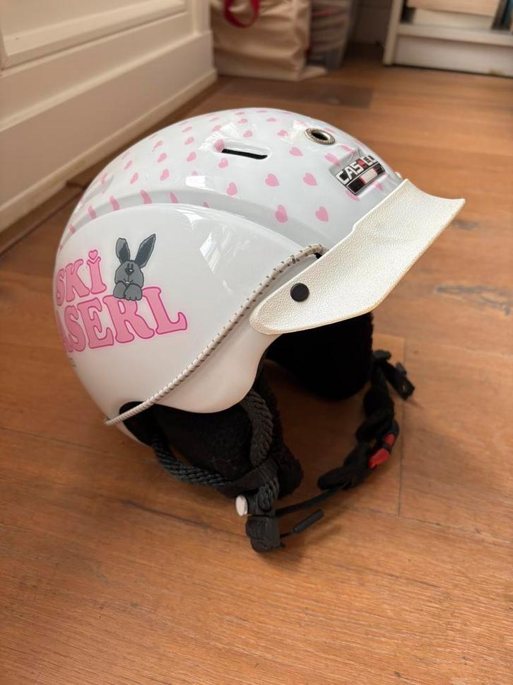 Casco skihelm meisje mt S verstelbaar 50-54 cm, Sport en Fitness, Skiën en Langlaufen, Zo goed als nieuw, Overige typen, Overige merken