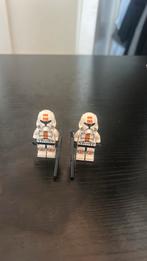 2x republic clone trooper minifigure, Ophalen of Verzenden, Zo goed als nieuw, Losse stenen, Lego